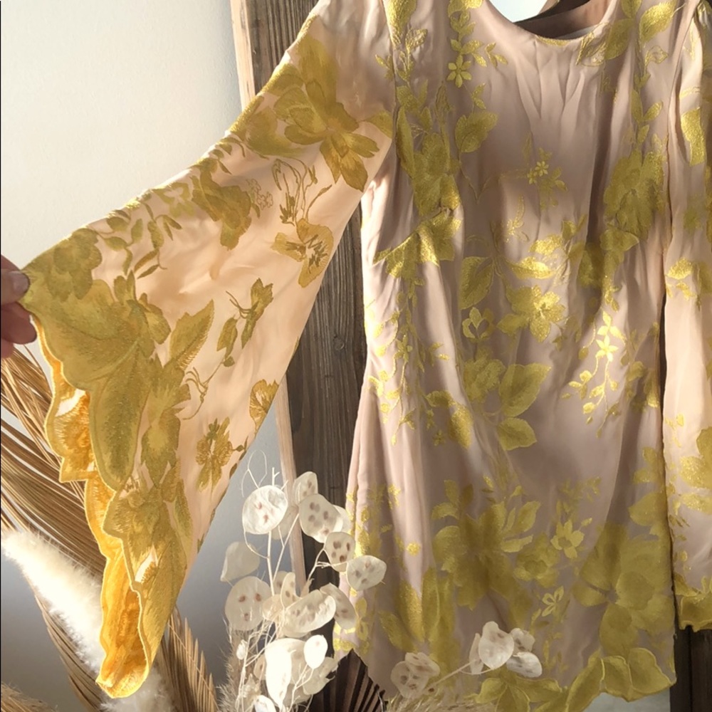 Dress the population flowered dress